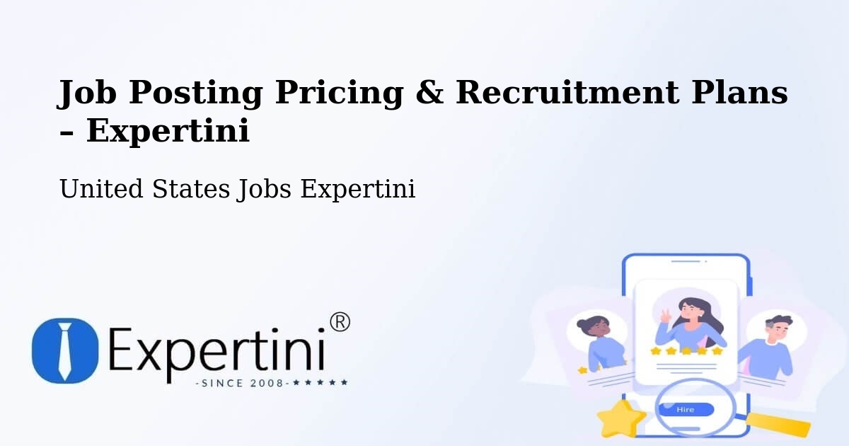 Job Posting Pricing & Recruitment Plans – Plainville - Plainville, United States Jobs Expertini